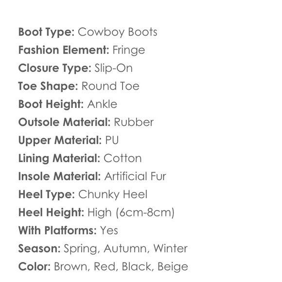 NWOB Black boho western booties. Never worn. Fashion shoe house. Size 6 - Picture 6 of 6